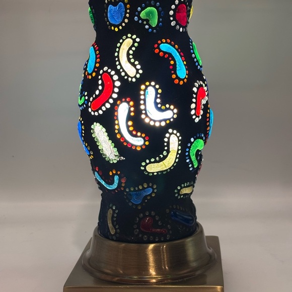Colorful Mosaic Table Lamp - Picture 5 of 9